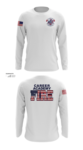Long Sleeve Performance Shirt, FWCS Career Academy, Fire Department, Teamtime, Team time, sublimation, custom sports apparel, team uniforms, spirit wear, spiritwear, sports uniforms, custom shirts, team store, custom team store, fundraiser sports, apparel fundraiser