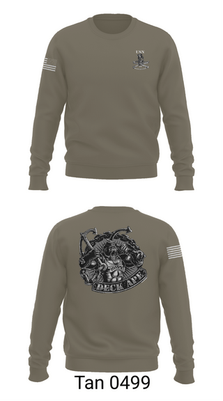 Crew Neck Sweatshirt, Boatswain Mate, Navy, Teamtime, Team time, sublimation, custom sports apparel, team uniforms, spirit wear, spiritwear, sports uniforms, custom shirts, team store, custom team store, fundraiser sports, apparel fundraiser