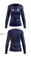 Versailles Police Department 3498052 Women's Long Sleeve V-neck Shirt - 4