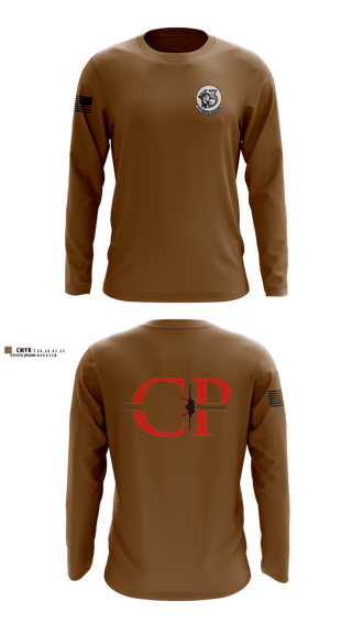 Long Sleeve Performance Shirt, 13th Fighter Squadron, Air Force, Teamtime, Team time, sublimation, custom sports apparel, team uniforms, spirit wear, spiritwear, sports uniforms, custom shirts, team store, custom team store, fundraiser sports, apparel fundraiser