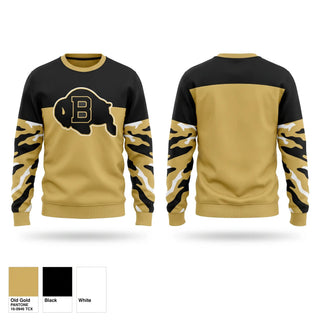 Crew Neck Sweatshirt, Buffalo Bison, Swimming, Teamtime, Team time, sublimation, custom sports apparel, team uniforms, spirit wear, spiritwear, sports uniforms, custom shirts, team store, custom team store, fundraiser sports, apparel fundraiser
