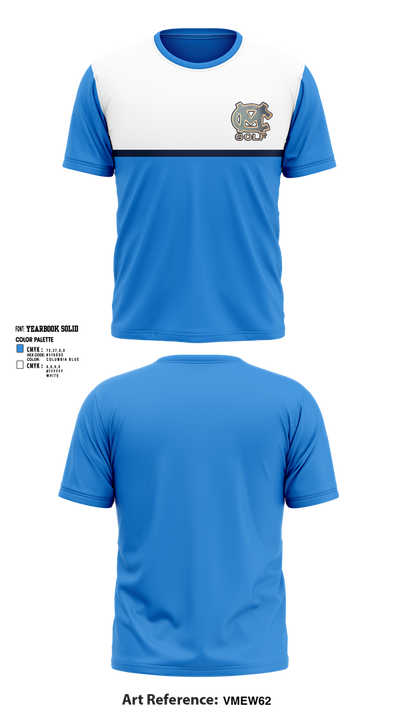 Moore County Golf 13386154 Short Sleeve Performance Shirt - 2