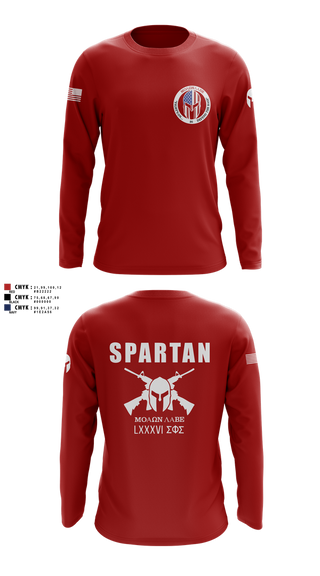 Long Sleeve Performance Shirt, 86 Security Forces Squadron, Air Force, Teamtime, Team time, sublimation, custom sports apparel, team uniforms, spirit wear, spiritwear, sports uniforms, custom shirts, team store, custom team store, fundraiser sports, apparel fundraiser
