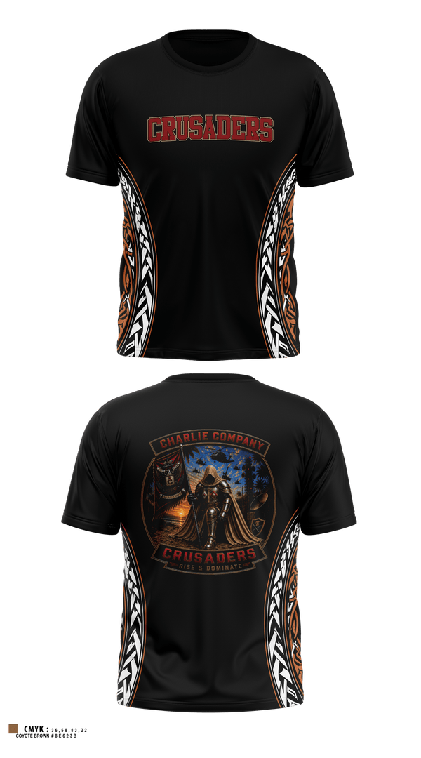Short Sleeve Performance Shirt, CRUSADERS, Army, Teamtime, Team time, sublimation, custom sports apparel, team uniforms, spirit wear, spiritwear, sports uniforms, custom shirts, team store, custom team store, fundraiser sports, apparel fundraiser