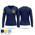 Criminal Investigations Division Women's Long Sleeve V-neck Shirt - 1