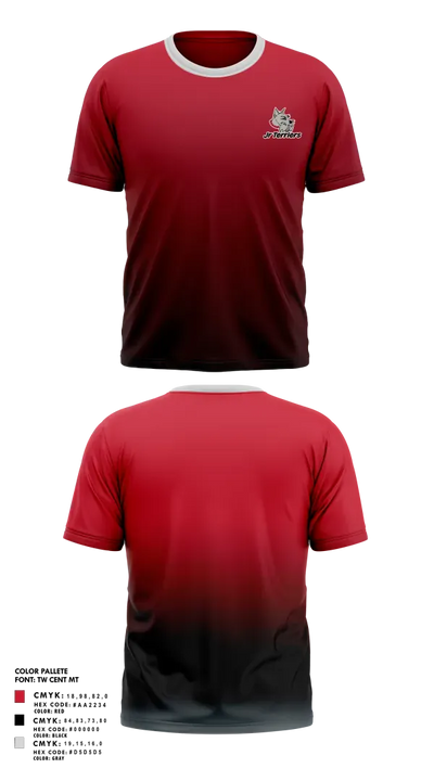 SAM Jr Terriers 3302884 Short Sleeve Performance Shirt - 1