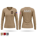 Air and Marine Operations Women's Long Sleeve V-neck Shirt - 1