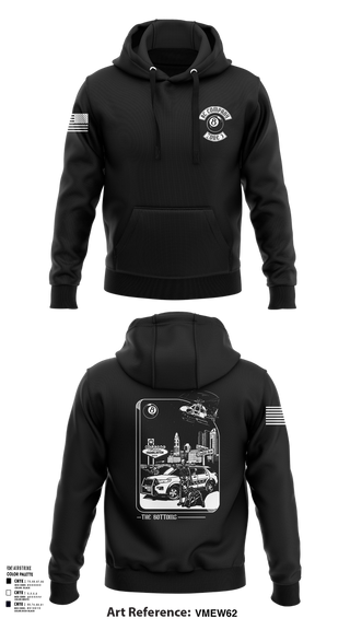 Hoodie, Columbus Division of Police- 8C Company, , Teamtime, Team time, sublimation, custom sports apparel, team uniforms, spirit wear, spiritwear, sports uniforms, custom shirts, team store, custom team store, fundraiser sports, apparel fundraiser