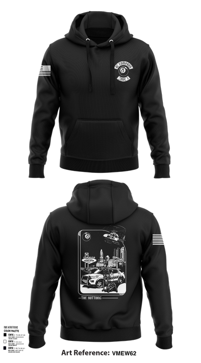 Columbus Division of Police- 8C Company 60108409 Hoodie - 101
