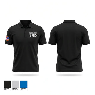 Short Sleeve Performance Polo, Okaloosa County Sheriff’s Office SRO, Police, Teamtime, Team time, sublimation, custom sports apparel, team uniforms, spirit wear, spiritwear, sports uniforms, custom shirts, team store, custom team store, fundraiser sports, apparel fundraiser