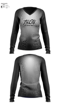 Tri-City Women's Long Sleeve V-neck Shirt - 1