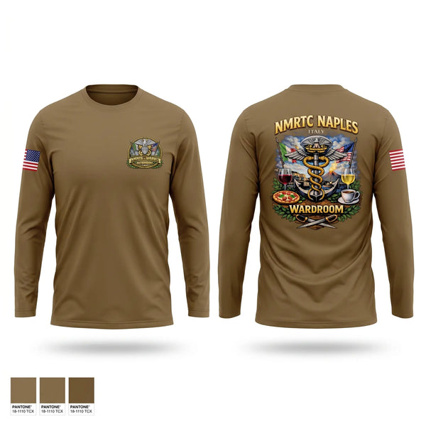 Long Sleeve Performance Shirt, USNMRTC Naples, Navy, Teamtime, Team time, sublimation, custom sports apparel, team uniforms, spirit wear, spiritwear, sports uniforms, custom shirts, team store, custom team store, fundraiser sports, apparel fundraiser