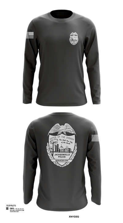 SERVICES DIV. 78217028 Long Sleeve Performance Shirt 101