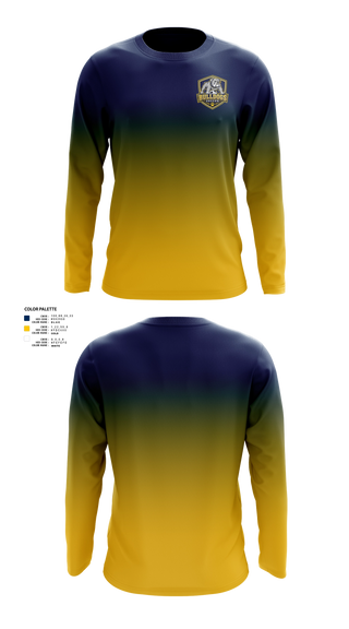 Long Sleeve Performance Shirt, Bladenboro Bulldogs, Women's Soccer, Teamtime, Team time, sublimation, custom sports apparel, team uniforms, spirit wear, spiritwear, sports uniforms, custom shirts, team store, custom team store, fundraiser sports, apparel fundraiser