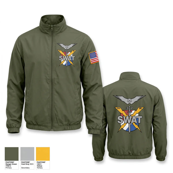 Windbreaker, Temple SWAT, Police, Teamtime, Team time, sublimation, custom sports apparel, team uniforms, spirit wear, spiritwear, sports uniforms, custom shirts, team store, custom team store, fundraiser sports, apparel fundraiser