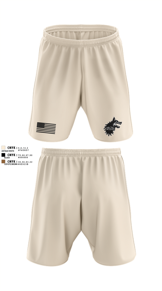Athletic Shorts With Pockets, Wolf Combatives, Army, Teamtime, Team time, sublimation, custom sports apparel, team uniforms, spirit wear, spiritwear, sports uniforms, custom shirts, team store, custom team store, fundraiser sports, apparel fundraiser