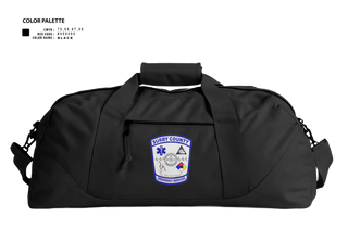 Duffle Bag, Surry County EMS, EMS/EMT, Teamtime, Team time, sublimation, custom sports apparel, team uniforms, spirit wear, spiritwear, sports uniforms, custom shirts, team store, custom team store, fundraiser sports, apparel fundraiser