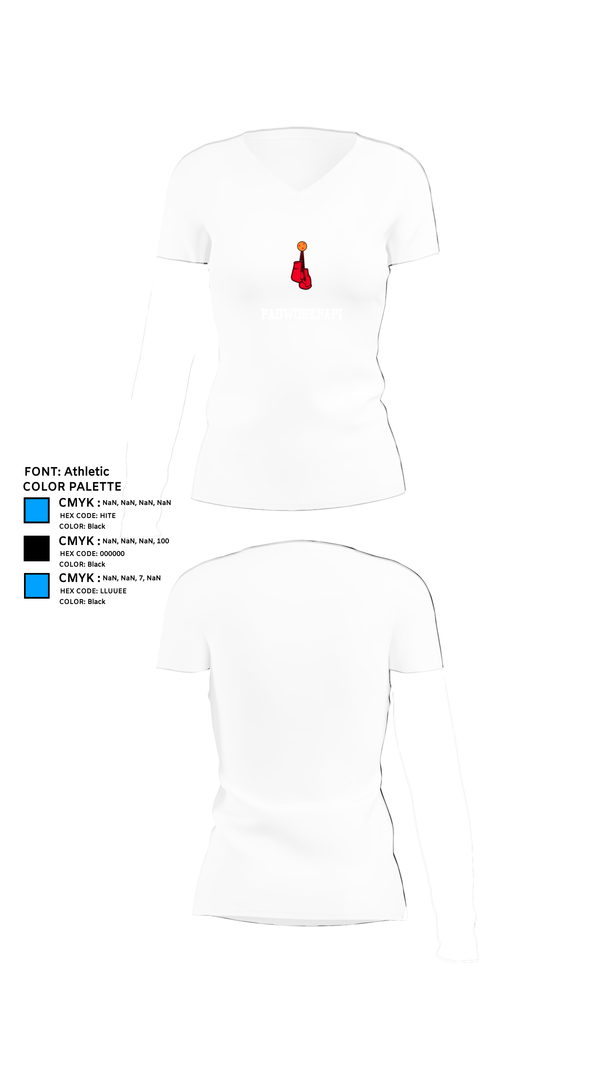 Womens Short Sleeve Vneck Shirt, PADWORKPAPI, E-Sports, Teamtime, Team time, sublimation, custom sports apparel, team uniforms, spirit wear, spiritwear, sports uniforms, custom shirts, team store, custom team store, fundraiser sports, apparel fundraiser