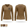 55LRS Women's Long Sleeve V-neck Shirt - 1