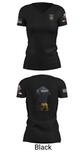 Sheriff Transportation 46102117 Women's Short Sleeve V-neck Shirt - 27