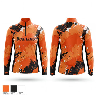 Quarter Zip Jacket, Bearcats, Women's Lacrosse, Teamtime, Team time, sublimation, custom sports apparel, team uniforms, spirit wear, spiritwear, sports uniforms, custom shirts, team store, custom team store, fundraiser sports, apparel fundraiser