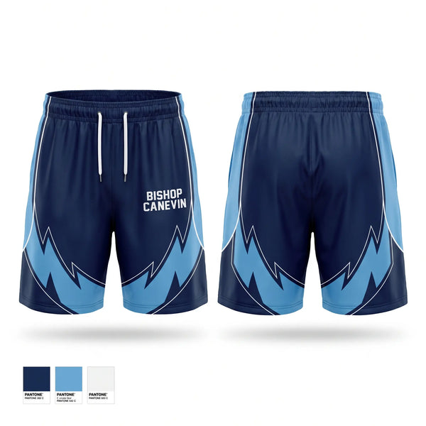 Athletic Shorts With Pockets, Bishop Canevin, Baseball, Teamtime, Team time, sublimation, custom sports apparel, team uniforms, spirit wear, spiritwear, sports uniforms, custom shirts, team store, custom team store, fundraiser sports, apparel fundraiser