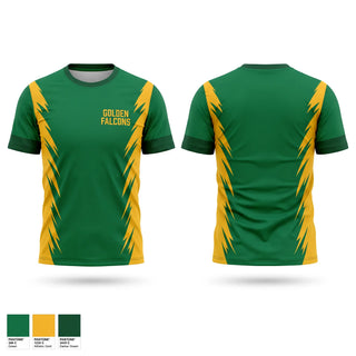 Short Sleeve Performance Shirt, Golden falcons, Baseball, Teamtime, Team time, sublimation, custom sports apparel, team uniforms, spirit wear, spiritwear, sports uniforms, custom shirts, team store, custom team store, fundraiser sports, apparel fundraiser