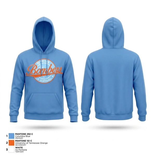 Hoodie, Bethesda Bombers, Softball, Teamtime, Team time, sublimation, custom sports apparel, team uniforms, spirit wear, spiritwear, sports uniforms, custom shirts, team store, custom team store, fundraiser sports, apparel fundraiser