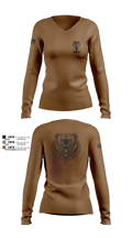 HQ, 309TH MI BN 79771724 Women's Long Sleeve V-neck Shirt - 4