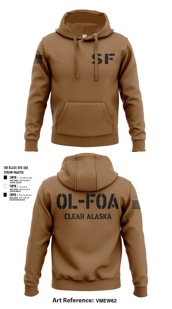 Hoodie, 460 SFS OL-FOA, Air Force, Teamtime, Team time, sublimation, custom sports apparel, team uniforms, spirit wear, spiritwear, sports uniforms, custom shirts, team store, custom team store, fundraiser sports, apparel fundraiser