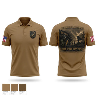 Short Sleeve Performance Polo, 410th Brigade Signal Company, Army, Teamtime, Team time, sublimation, custom sports apparel, team uniforms, spirit wear, spiritwear, sports uniforms, custom shirts, team store, custom team store, fundraiser sports, apparel fundraiser