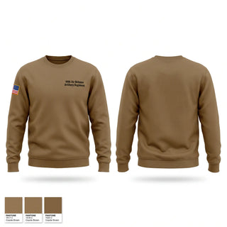 Crew Neck Sweatshirt, 44th Air Defense Artillery Regiment, Army, Teamtime, Team time, sublimation, custom sports apparel, team uniforms, spirit wear, spiritwear, sports uniforms, custom shirts, team store, custom team store, fundraiser sports, apparel fundraiser