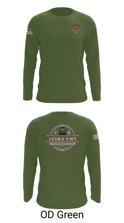 133rd Construction Management Team 6811495 Long Sleeve Performance Shirt 46