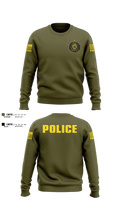 Quinton Police Department 78432934 Crew Neck Sweatshirt - 1