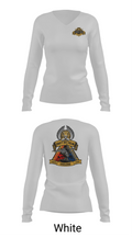 CNATT Det Eglin 93919400 Women's Long Sleeve V-neck Shirt - 11