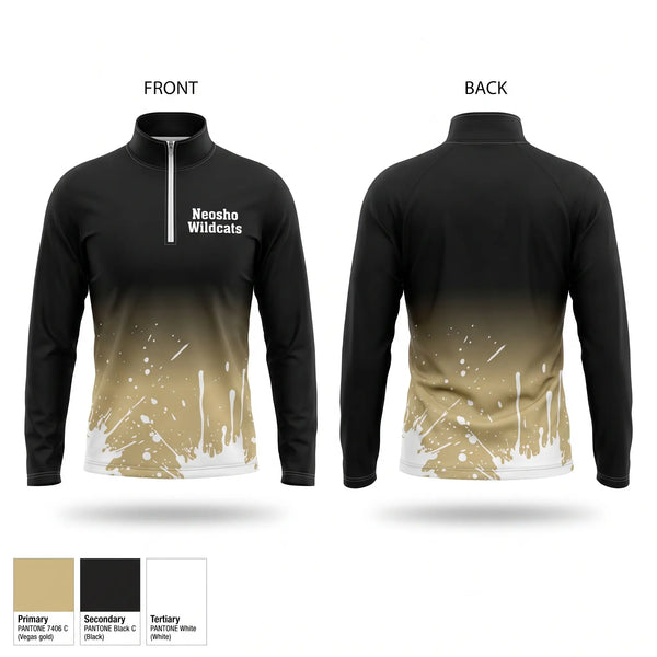 Quarter Zip Jacket, Neosho Wildcats, , Teamtime, Team time, sublimation, custom sports apparel, team uniforms, spirit wear, spiritwear, sports uniforms, custom shirts, team store, custom team store, fundraiser sports, apparel fundraiser