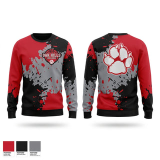 Crew Neck Sweatshirt, Oakhills high school, Men's Basketball, Teamtime, Team time, sublimation, custom sports apparel, team uniforms, spirit wear, spiritwear, sports uniforms, custom shirts, team store, custom team store, fundraiser sports, apparel fundraiser