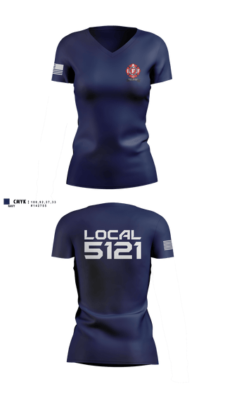 Womens Short Sleeve Vneck Shirt, Kent-Sussex Professional Firefighters Local 5121Kent-Sussex Professional Firefighters Local 5121, Fire Department, Teamtime, Team time, sublimation, custom sports apparel, team uniforms, spirit wear, spiritwear, sports uniforms, custom shirts, team store, custom team store, fundraiser sports, apparel fundraiser