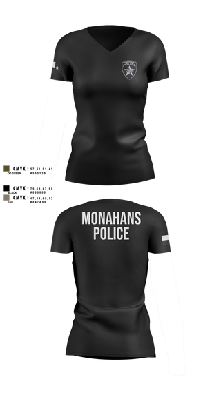 Womens Short Sleeve Vneck Shirt, Bradenton PD Swat, , Teamtime, Team time, sublimation, custom sports apparel, team uniforms, spirit wear, spiritwear, sports uniforms, custom shirts, team store, custom team store, fundraiser sports, apparel fundraiser