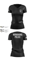 MONAHANS POLICE DEPARTMENT 21540448 Women's Short Sleeve V-neck Shirt - 100