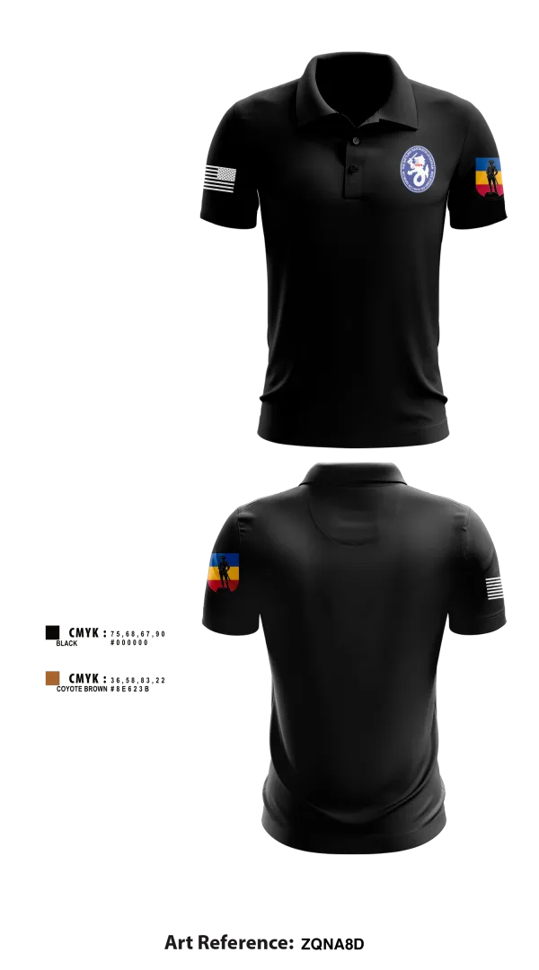 Short Sleeve Performance Polo, 1st BN 515th RTI, Army, Teamtime, Team time, sublimation, custom sports apparel, team uniforms, spirit wear, spiritwear, sports uniforms, custom shirts, team store, custom team store, fundraiser sports, apparel fundraiser