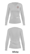 Romeoville Cheer 68931364 Women's Long Sleeve V-neck Shirt - 16