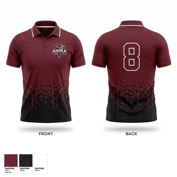 Short Sleeve Performance Polo, Anoka Tornadoes, Softball, Teamtime, Team time, sublimation, custom sports apparel, team uniforms, spirit wear, spiritwear, sports uniforms, custom shirts, team store, custom team store, fundraiser sports, apparel fundraiser