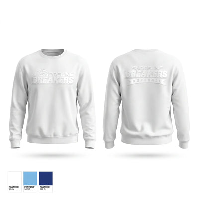 Shoreline Breakers 12u Royal Crew Neck Sweatshirt - 2
