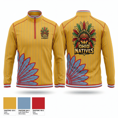 The Ohio Natives 1789621 Quarter Zip Jacket - 1