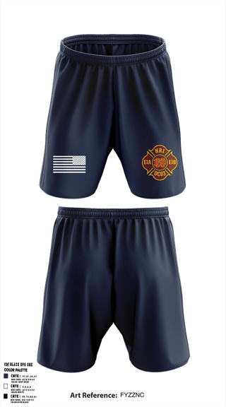 Athletic Shorts With Pockets, HFR Fire Station1, Fire Department, Teamtime, Team time, sublimation, custom sports apparel, team uniforms, spirit wear, spiritwear, sports uniforms, custom shirts, team store, custom team store, fundraiser sports, apparel fundraiser