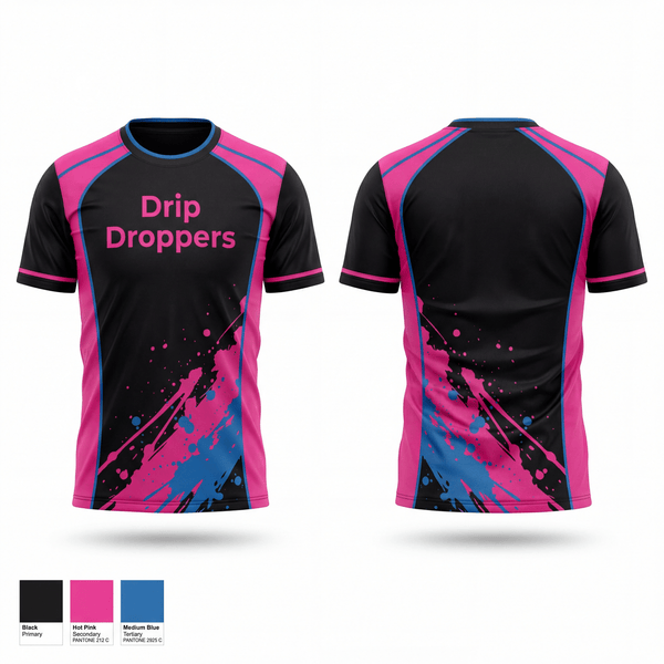 Short Sleeve Performance Shirt, Drip Droppers, Baseball, Teamtime, Team time, sublimation, custom sports apparel, team uniforms, spirit wear, spiritwear, sports uniforms, custom shirts, team store, custom team store, fundraiser sports, apparel fundraiser