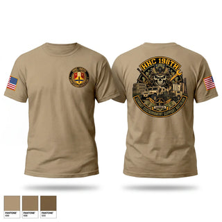 Old School Cotton Feel Shirt, HHC 198th CSSB, Army, Teamtime, Team time, sublimation, custom sports apparel, team uniforms, spirit wear, spiritwear, sports uniforms, custom shirts, team store, custom team store, fundraiser sports, apparel fundraiser