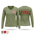 TF22 Women's Long Sleeve V-neck Shirt - 1