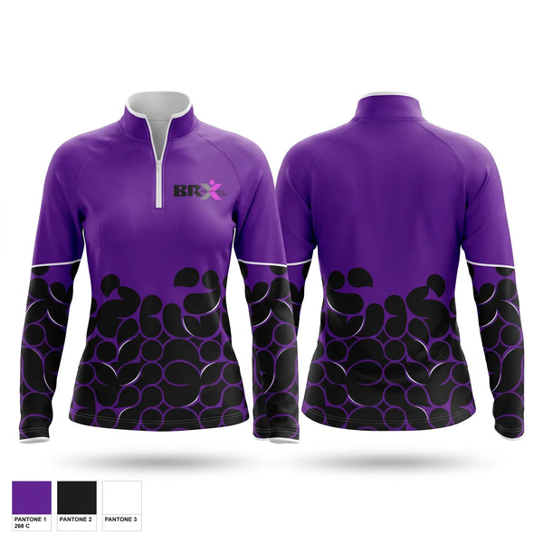 Quarter Zip Jacket, BRX, Women's Volleyball, Teamtime, Team time, sublimation, custom sports apparel, team uniforms, spirit wear, spiritwear, sports uniforms, custom shirts, team store, custom team store, fundraiser sports, apparel fundraiser